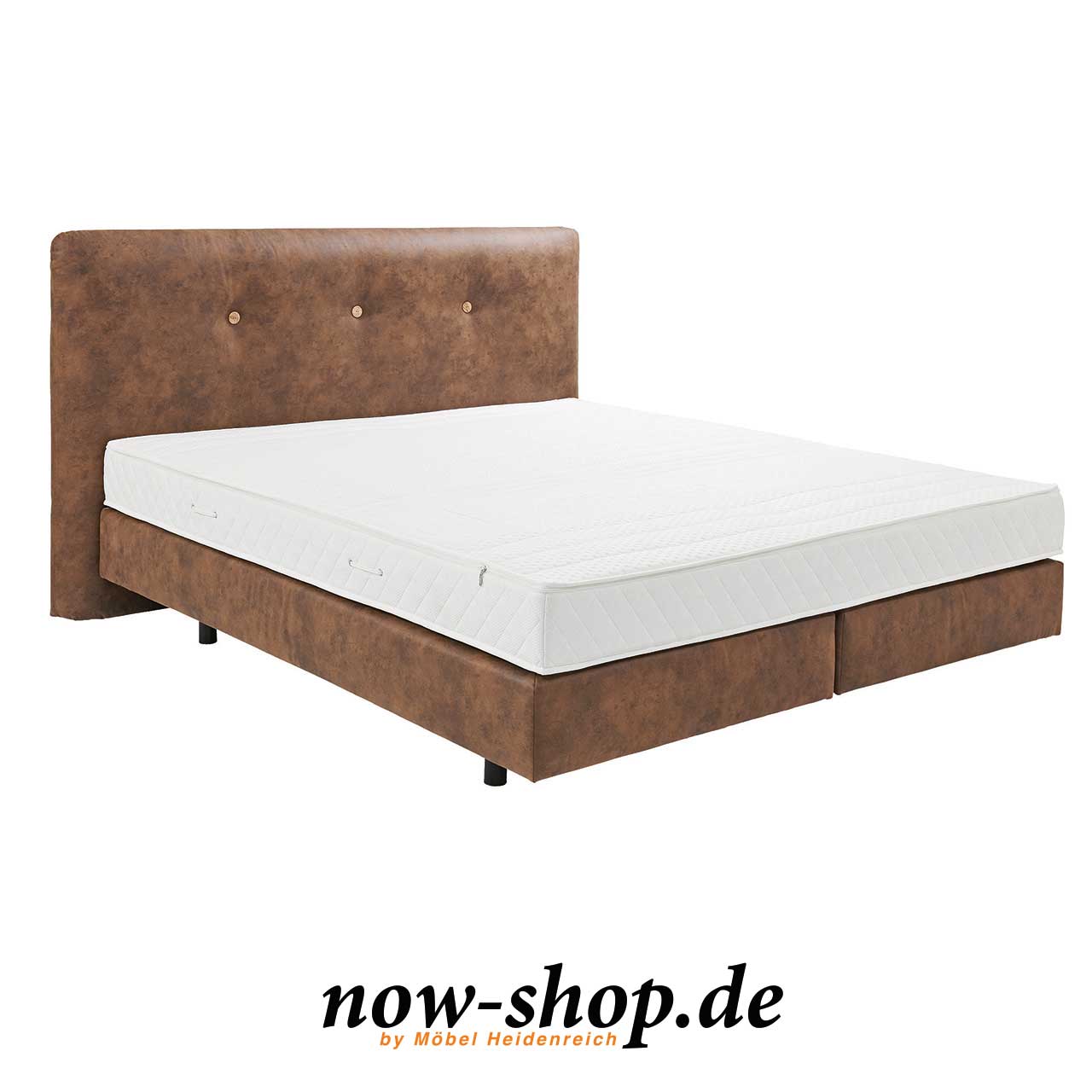 Das Bett in seitlicher Ansicht.