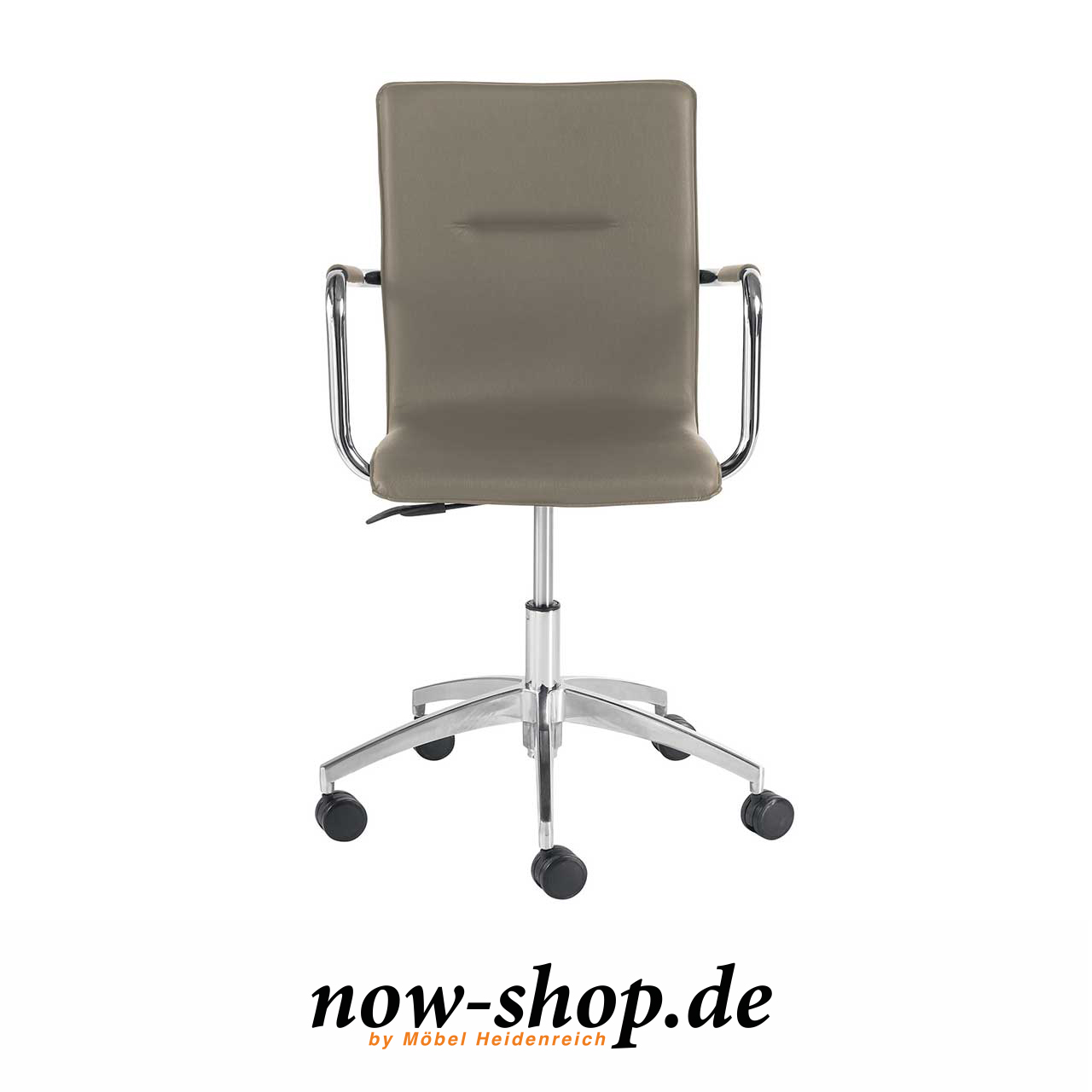 Bürostuhl B180 taupe frontal